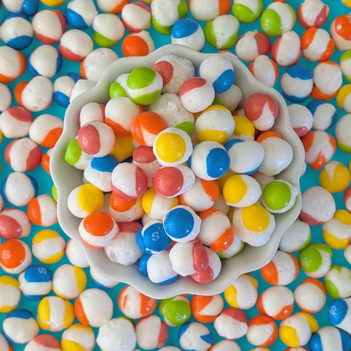 Tropical Rainbow Puffs