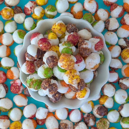 Chili Lime Rainbow Puffs